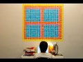 Creativ movie done with 6000  post-it paper